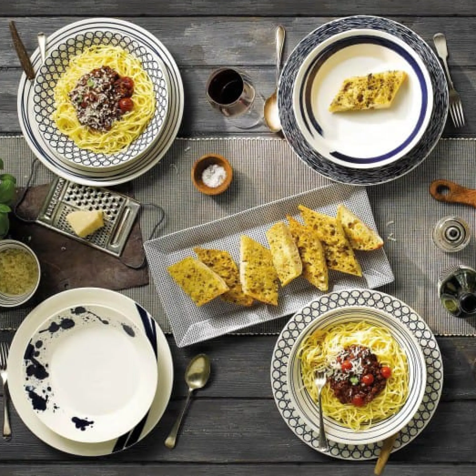 Royal Doulton Pacific Tallerken Bla 6 Deler 28 Cm Best