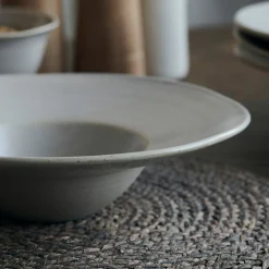 House Doctor Pion Pastatallerken O25 Cm Gra-Hvit Hot