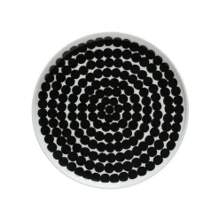 Marimekko Rasymatto Tallerken O 20 Cm Svart-Hvit Hot