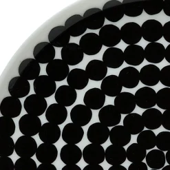 Marimekko Rasymatto Tallerken O 20 Cm Svart-Hvit Hot
