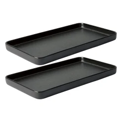 Aida Raw Fat 18X34 Cm 2-Stk. Titanium Black Hot