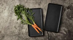 Aida Raw Fat 18X34 Cm 2-Stk. Titanium Black Hot