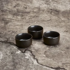 Aida Raw Skal Mini O7,5 Cm 3-Stk. Titanium Black New