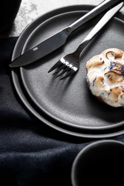 Aida Raw Tallerken O23 Cm Titanium Black Sale