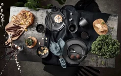 Aida Raw Tallerken O23 Cm Titanium Black Sale