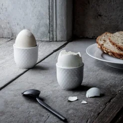 Lyngby Porcelæn Rhombe Eggeglass, 2-Stk. Outlet
