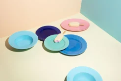 Lyngby Porcelæn Rhombe Ovalt Serveringsfat 21,5 X 28,5 Cm Rosa Online