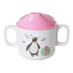 RICE Barnekopp Med To Handtak 20 Cl Party Animal-Pink Hot