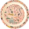 RICE Barnetallerken Jungle Animals Coral-Multi Clearance