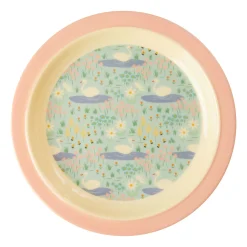 RICE Melamin Barnetallerken O22 Cm Swan Best