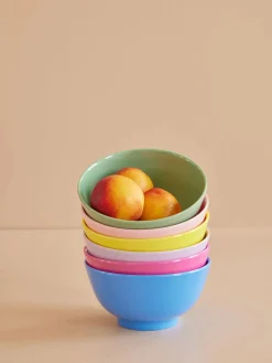 RICE Melaminskal Medium O 15 Cm 6 Deler New