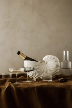Ferm LIVING Ripple Champagneglass 2-Pakn. Klar Outlet