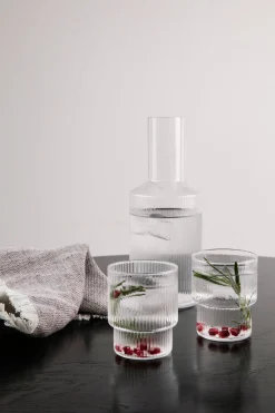 Ferm LIVING Ripple Glass 4-Pakn. Klar Outlet