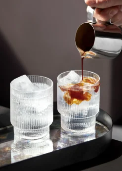 Ferm LIVING Ripple Glass 4-Pakn. Klar Outlet