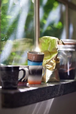 HK Living 70'S Espressokopp 4-Pk Funky Outlet