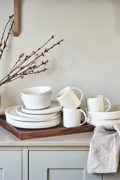 Scandi Living Sandsbro Pastatallerken O 23 Cm Off-White Hot