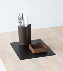 Lind DNA Serene Spisebrikke Square M 26,5 X 34,5 Cm Svart New