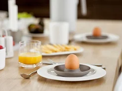 Zone Denmark Singles Eggeglass Med Beholder Taupe Clearance