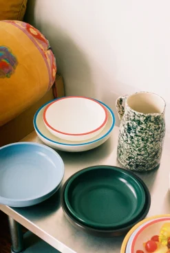 HAY Sobremesa Serveringsskal L O 25 Cm Hvit-Bla New