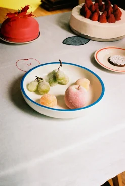 HAY Sobremesa Serveringsskal L O 25 Cm Hvit-Bla New