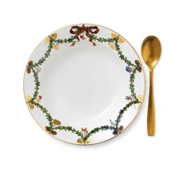 Royal Copenhagen Star Fluted Christmas Dyp Tallerken Clearance