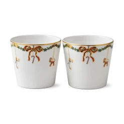 Royal Copenhagen Star Fluted Christmas Serveringskopp 2 Stk Clearance