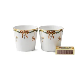 Royal Copenhagen Star Fluted Christmas Serveringskopp 2 Stk Clearance