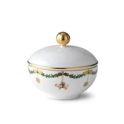 Royal Copenhagen Star Fluted Christmas Sukkerskal Med Lokk Outlet