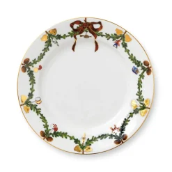 Royal Copenhagen Star Fluted Tallerken Jul O 22 Cm Best