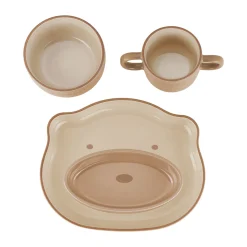 STAUB Barneservise 4 Deler Brun Hot