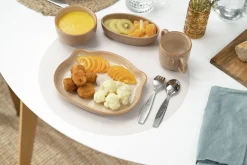 STAUB Barneservise 4 Deler Brun Hot