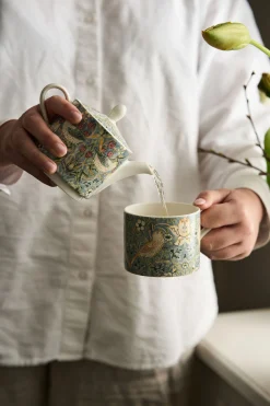 Spode Strawberry Thief Tekopp Med Skal 28 Cl Sale