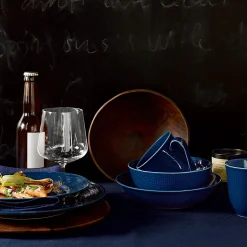 Rörstrand Swedish Grace Dyp Tallerken O25 Cm Midnatt (Bla) Online