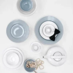 Rörstrand Swedish Grace Dyp Tallerken O25 Cm Sno (Hvit) Fashion