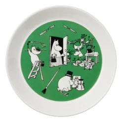 Arabia Tegning & Jul Mummitallerken 2 Deler Best