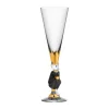 Orrefors The Sparkling Devil Champagneglass 19 Cl Morkegra Online