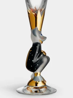 Orrefors The Sparkling Devil Champagneglass 19 Cl Morkegra Online