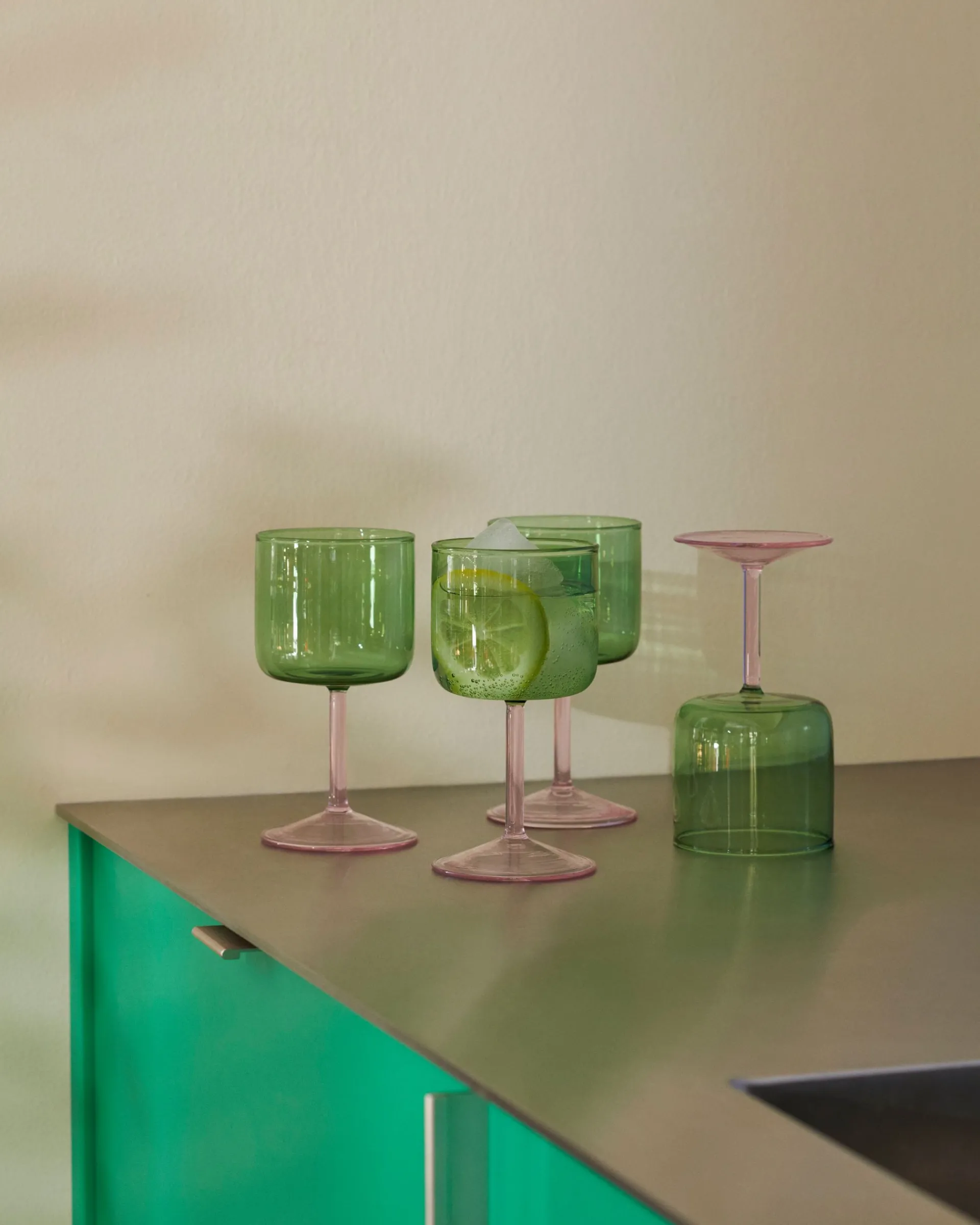 HAY Tint Vinglass 25 Cl 2-Pakning Gronn-Rosa Sale