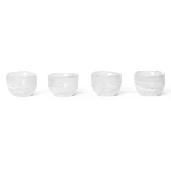 Ferm LIVING Tinta Eggeglass 4-Pakning O 4,8 Cm White Hot