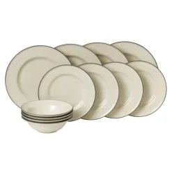 Royal Doulton Union Street Sett 12 Deler Cream Clearance