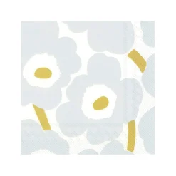 Marimekko Unniko Serviett 33X33 Cm 20-Pakning White-Solv Best