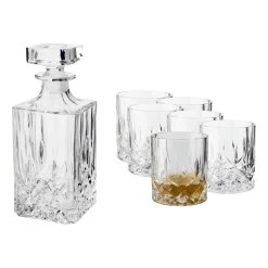 Dorre Vide Whiskeysett Karaffel Og 6 Stk. Whiskeyglass Online