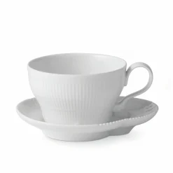 Royal Copenhagen White Elements Kopp Med Fat 26 Cl New