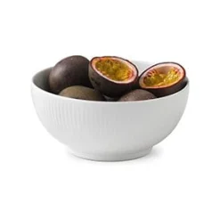 Royal Copenhagen White Fluted Bolle Diameter 15 Cm Clearance