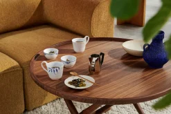 Royal Copenhagen White Fluted Kopp Med Hoyt Handtak Fashion