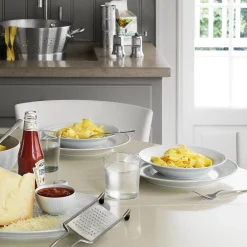 Royal Copenhagen White Fluted Tallerken Diameter 27 Cm Fashion